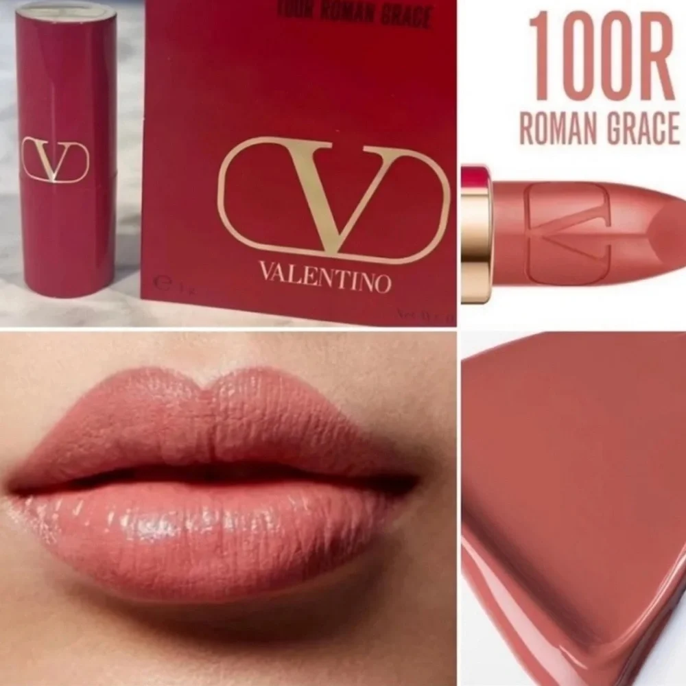 💋 Rosso Valentino Lipstick - Travel Size - 100R Roman Grace